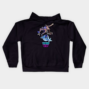 Go Robo Now In Space Kids Hoodie